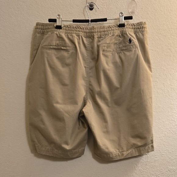 Polo Ralph Lauren Flat Front Jogget Shorts - Sandcastle Beige - XL - Picture 12 of 15